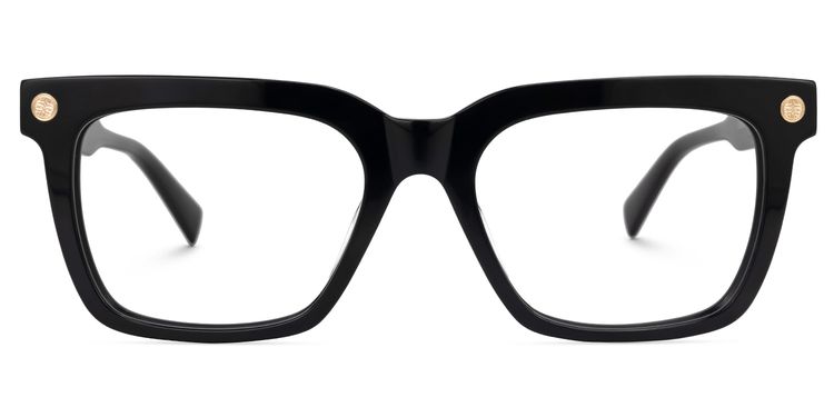 Rodriguez Black Rectangle Glasses