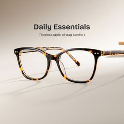 Marigold Tortoise Rectangle Glasses0