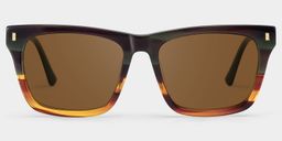 Brookins Multicolor Rectangle Sunglasses0