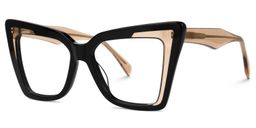 Brooklyn Black Cat eye Glasses1