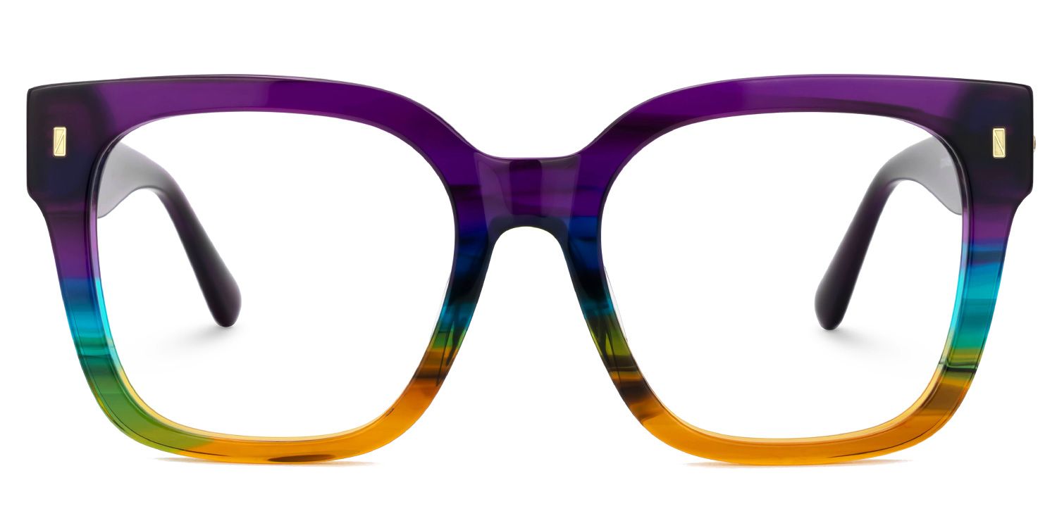 Designer Scicluna Square  Multicolor Full Frame Glasses | ZEELOOL1