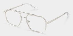 Autumn Silver Aviator Glasses3