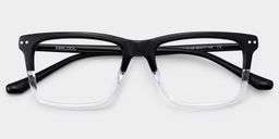 Harper Two-tone Rectangle Glasses2