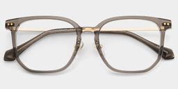 Eve Brown Rectangle Glasses2
