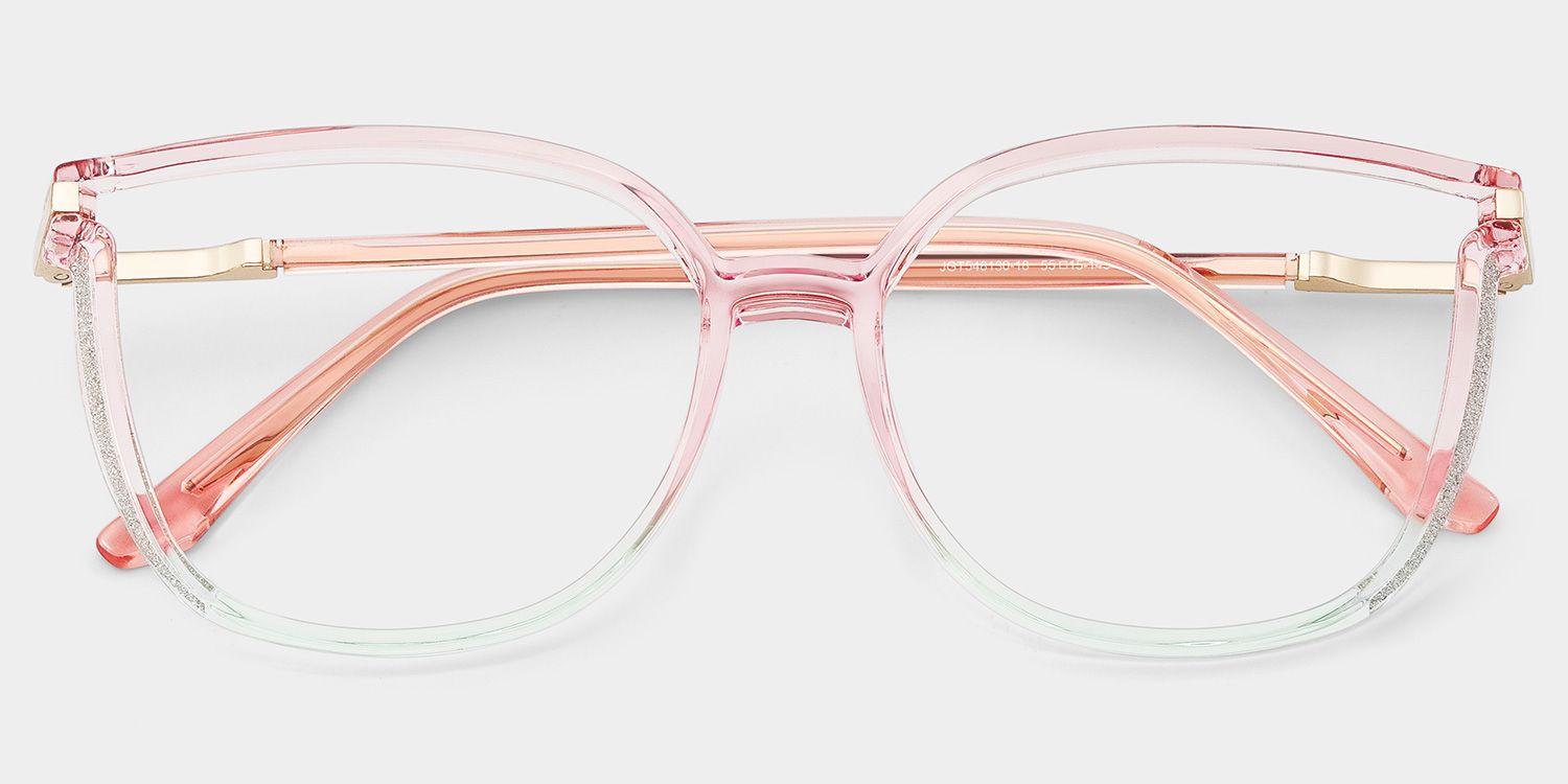 Square Rodz Two-tone Eyeglasses with Clear Frames1