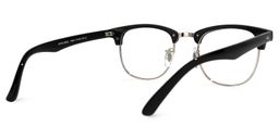 Hacker Black Browline Glasses4