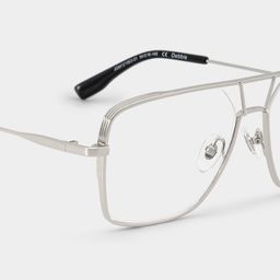 Debbie Silver Aviator Glasses5