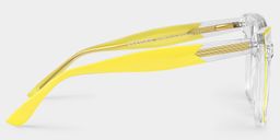 Mirta Yellow Square Glasses3