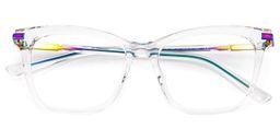 Eliot Clear Rectangle Glasses2