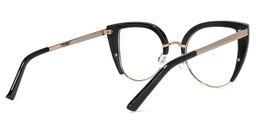 Brewer Black Cat eye Glasses3