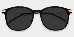 Greene Black Square Sunglasses1