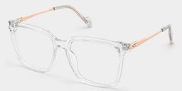 Zeyna Clear Square Glasses2
