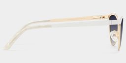 Sydney White Cat eye Sunglasses3