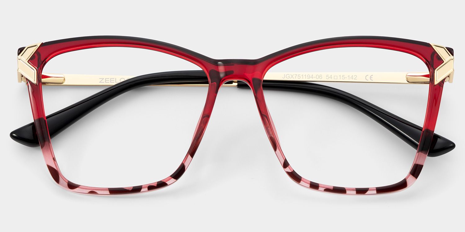 Tricee translucent square Frame glasses Online | ZEELOOL2