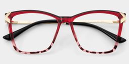 Tricee Two-tone Square Glasses2