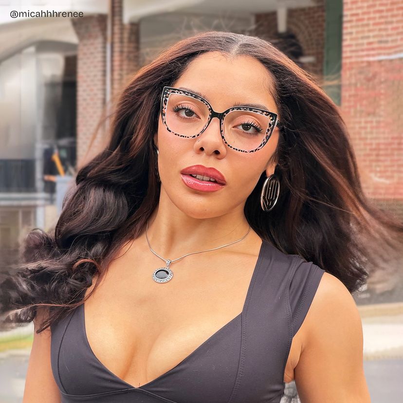 Fenn Black Tortoise Cat eye Glasses
