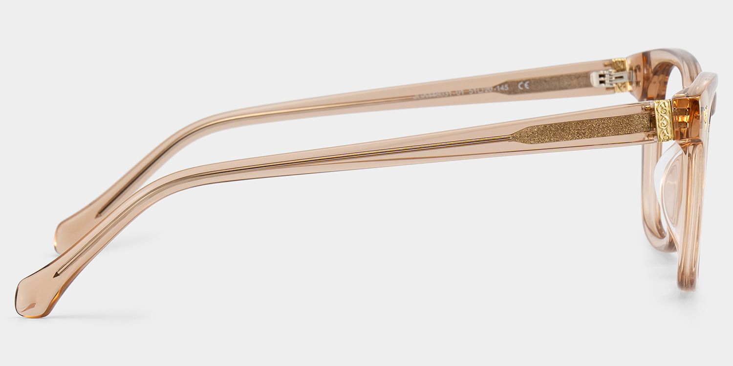Heather Brown Frame Glasses with Square Frame Online | ZEELOOL4