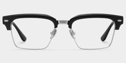 Landon Silver Browline Glasses1
