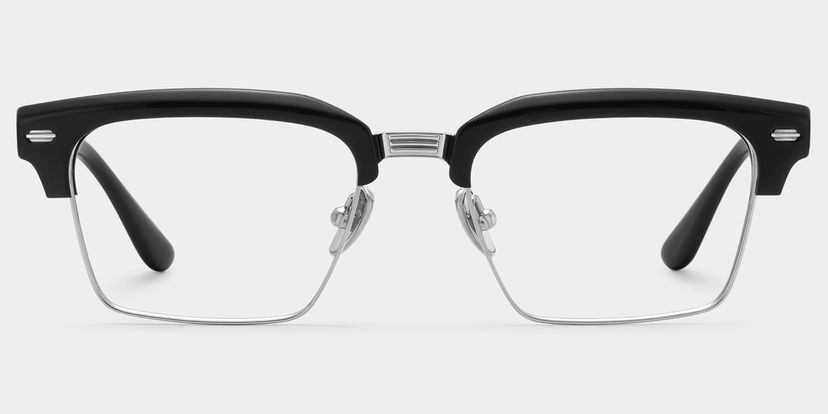 Landon Silver Browline Glasses