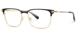 Marshall Black Gold Browline Glasses2