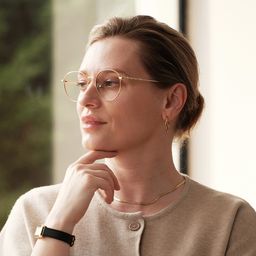 Ian Gold Round Glasses6