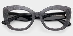 Mireille Black Butterfly Glasses2