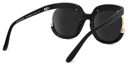 Darice Black Round Sunglasses3