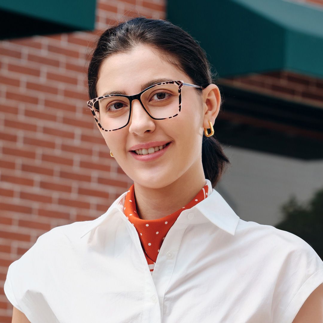 Tricee square Tortoise shell Eyeglass Frames For Women | Zeelool6