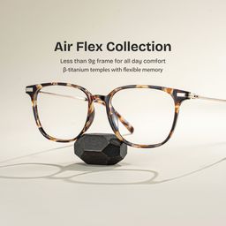 Florence Tortoise Rectangle Glasses0