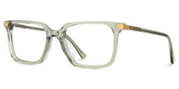 Goveo Green Rectangle Glasses3
