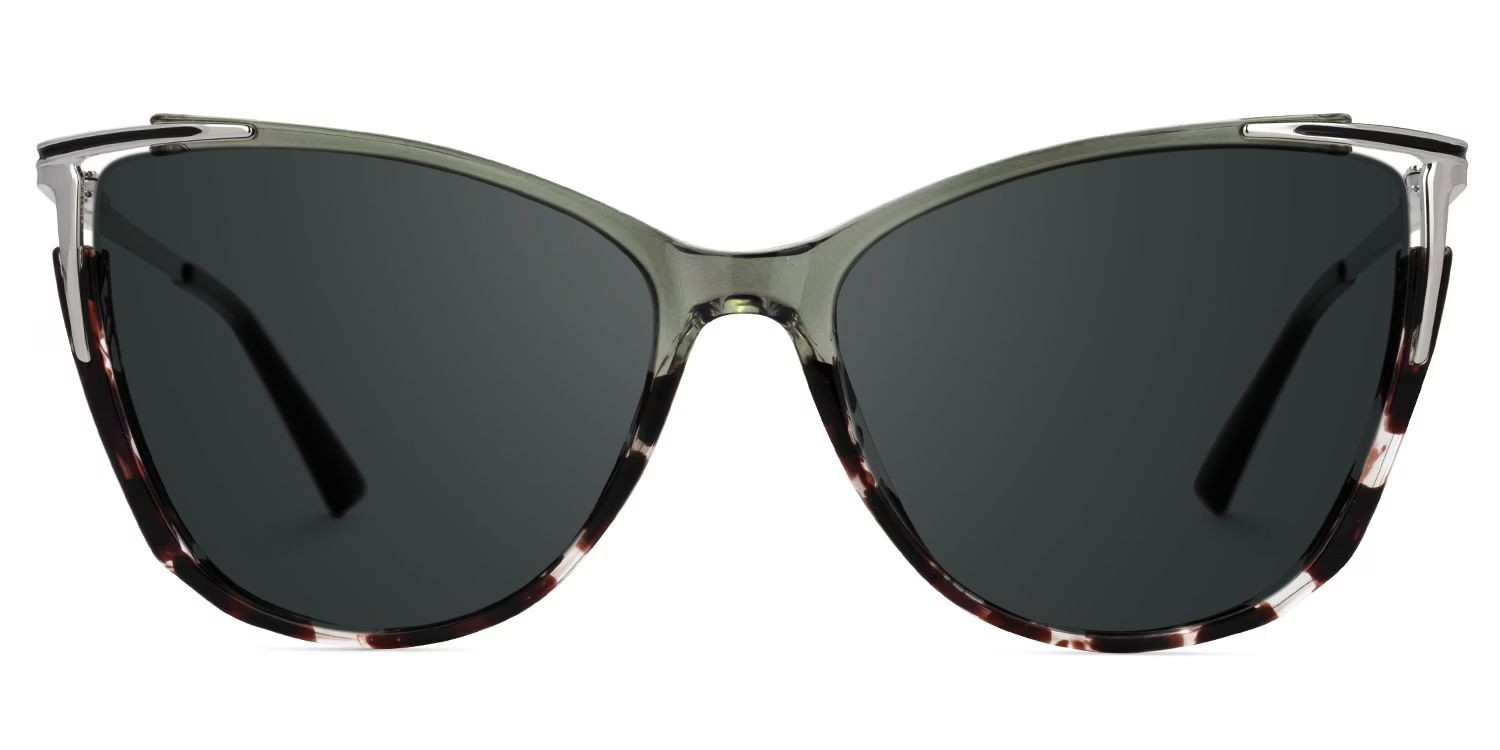 Yomary Cat Eye Two-Tone Sunglasses for Women & Men | ZEELOOL0