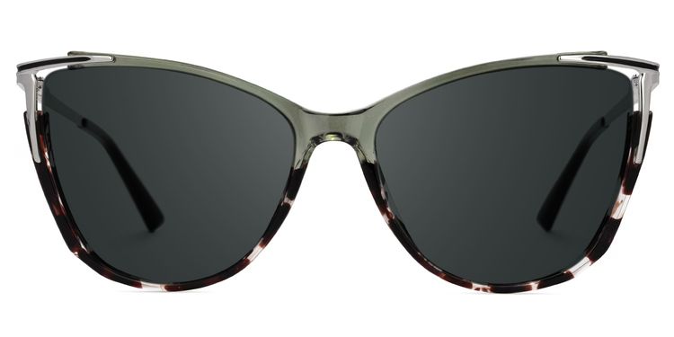 Yomary Two-Tone Cat eye Sunglasses