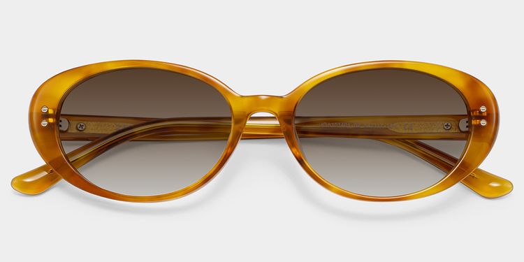 Lennon Tortoise Oval Sunglasses