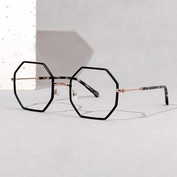 Griffith Black Geometric Glasses0