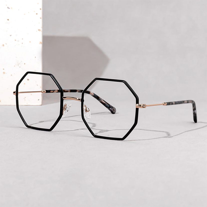 Griffith Black Geometric Glasses