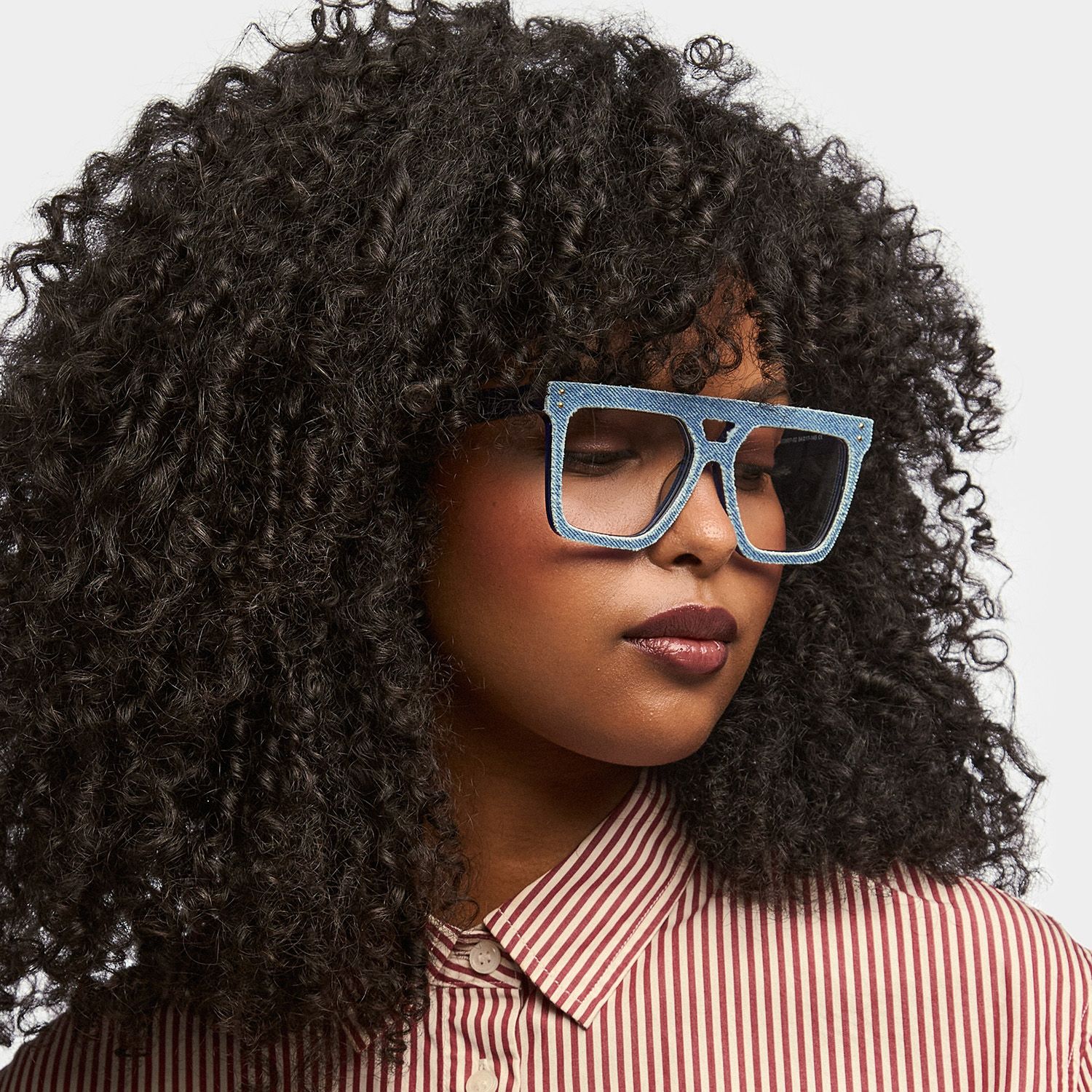 Rubin Denim Glasses, Blue Jean Frame Eyeglasses1