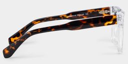 Connor Clear Rectangle Sunglasses3