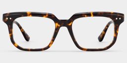 Michael Tortoise Square Glasses1