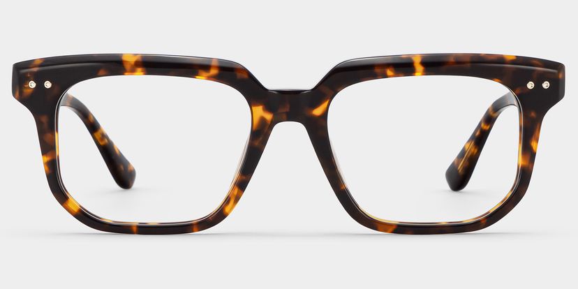 Michael Tortoise Square Glasses