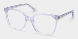 Caroline Clear Square Glasses2
