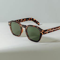 Leilani Tortoise Rectangle Sunglasses0