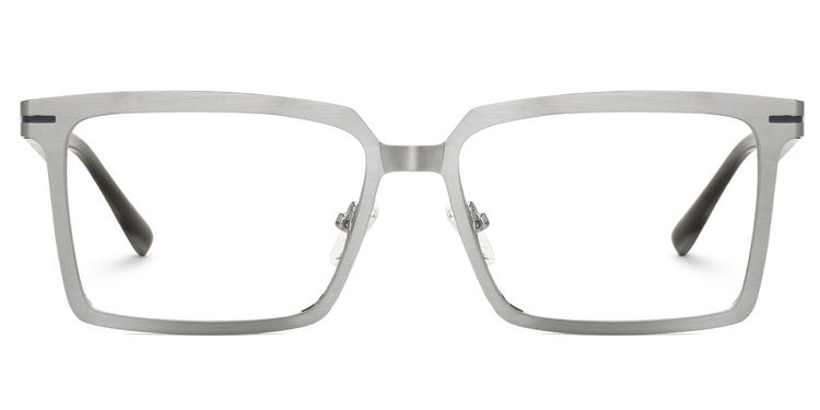 Sharma Silver Rectangle Glasses
