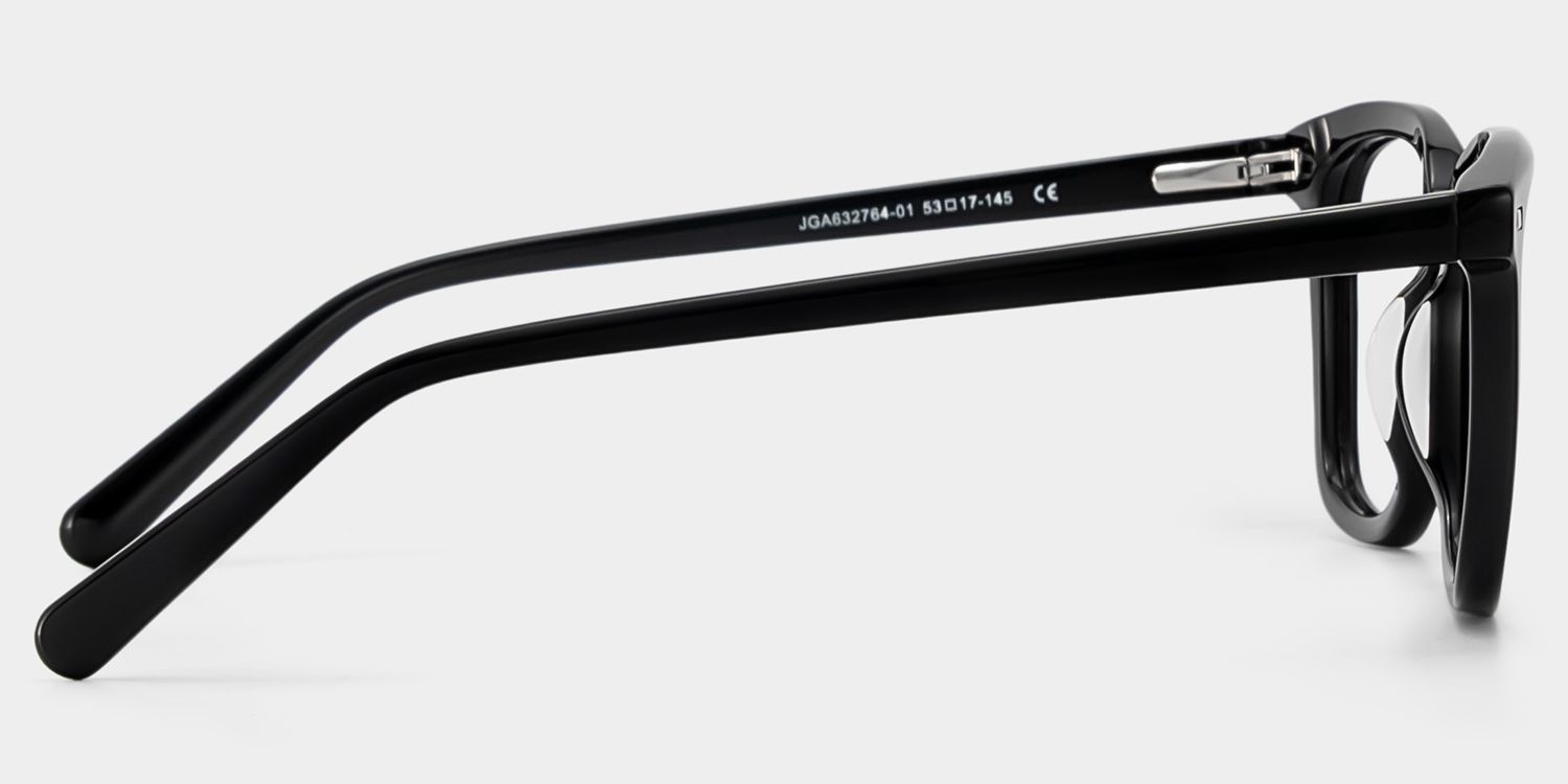 Lana Black Square Acetate Frame Glasses for Women | ZEELOOL4