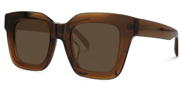 Trinity Tawny Square Sunglasses