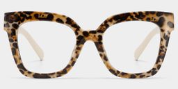 Malcolm Havana Square Glasses0