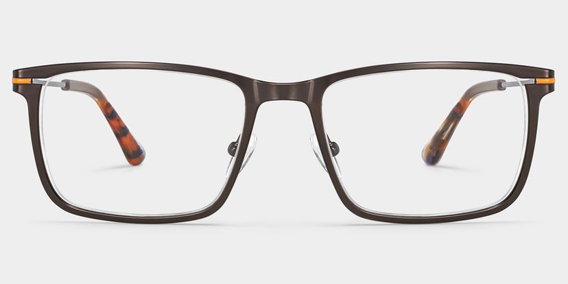 Roxana Brown Rectangle Glasses