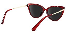 Lucas Red Cat eye Sunglasses3