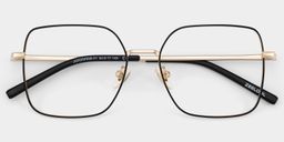 Abigail Black Square Glasses1