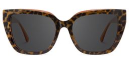 Tamarrah Leopard Cat eye Sunglasses0