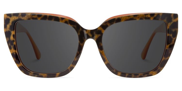 Tamarrah Leopard Cat eye Sunglasses